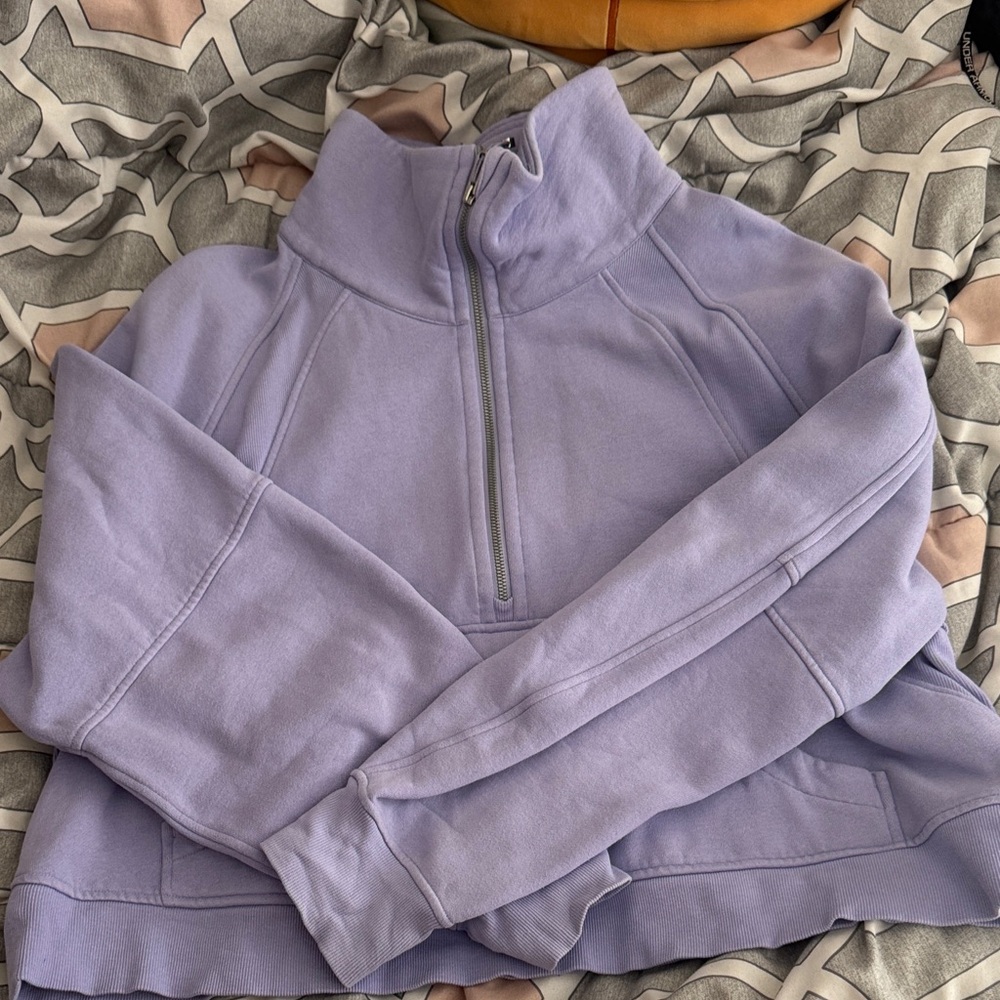 Lululemon Lavender Quarter-Zip Pullover